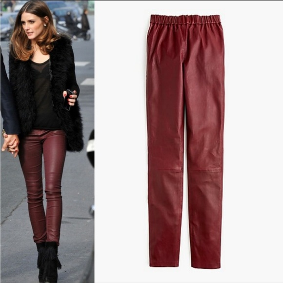 J.Crew Collection leather leggings - Picture 10 of 13